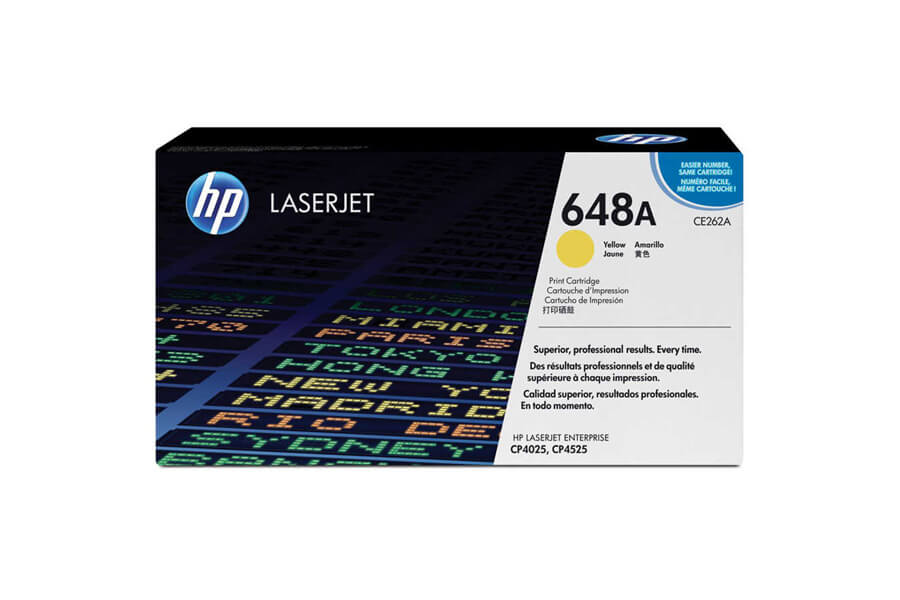 benzer ürünler HP 648A Sarı Orjinal Toner CE262A